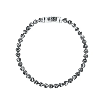 

Silver Bracelet with marcasite sunlight sample 925