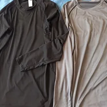 Camiseta deportiva de compresión de talla grande para hombre, Top de manga larga para gimnasio, ropa para correr, ropa deportiva ajustada para senderismo, sudadera Rashgard