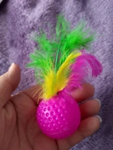 Golf-Ball Ball-Toy Cat Toy Pet-Supplies Interactive Kitten Plastic Funny with Teaser