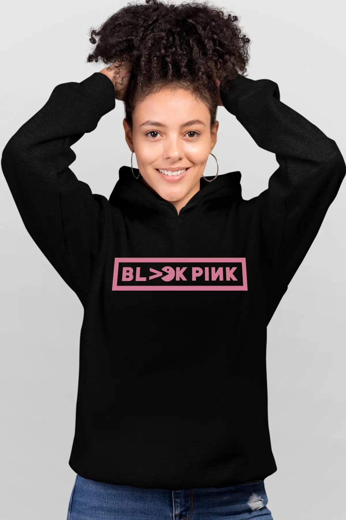 black pink sweatshirt kpop