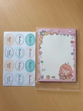 Yisuremia-Bloc de notas Kawaii Sweetheart, 50/100 hojas, notas, Mensaje en papel, bonito Bloc de notas decorativo, papelería de oficina, suministros escolares