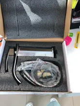 Sink-Faucet Washbasin-Tap Cold-Water-Mixer Brass Bathroom Black Deck Mounted Hot