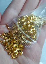 500 unids/lote bola crimpado final tapón espaciador perlas para la fabricación de la joyería DIY resultados suministros