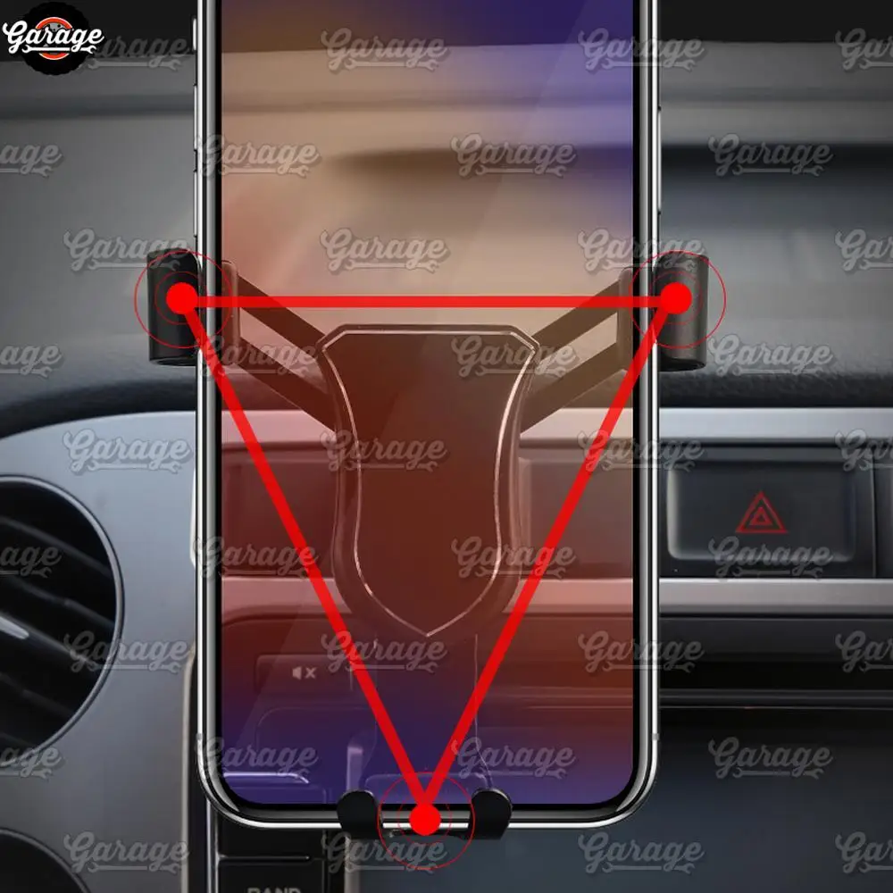 Автомобильный держатель для телефона для VW Polo-, алюминиевый сплав, 1 набор, украшение автомобиля, аксессуары для интерьера телефона