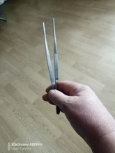 Pinzas dentadas de acero inoxidable para barbacoa, pinzas largas para comida, pinzas médicas rectas para el hogar, herramienta para barbacoa de jardín y cocina, 5 tamaños