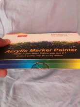 Gn-Rotuladores acrílicos de pintura acrílica, bolígrafos ideales para rotular tazas de porcelana, vidrio, roca, cerámica, lienzos de tela, o madera, 12 o 18 colores, de 0,7mm