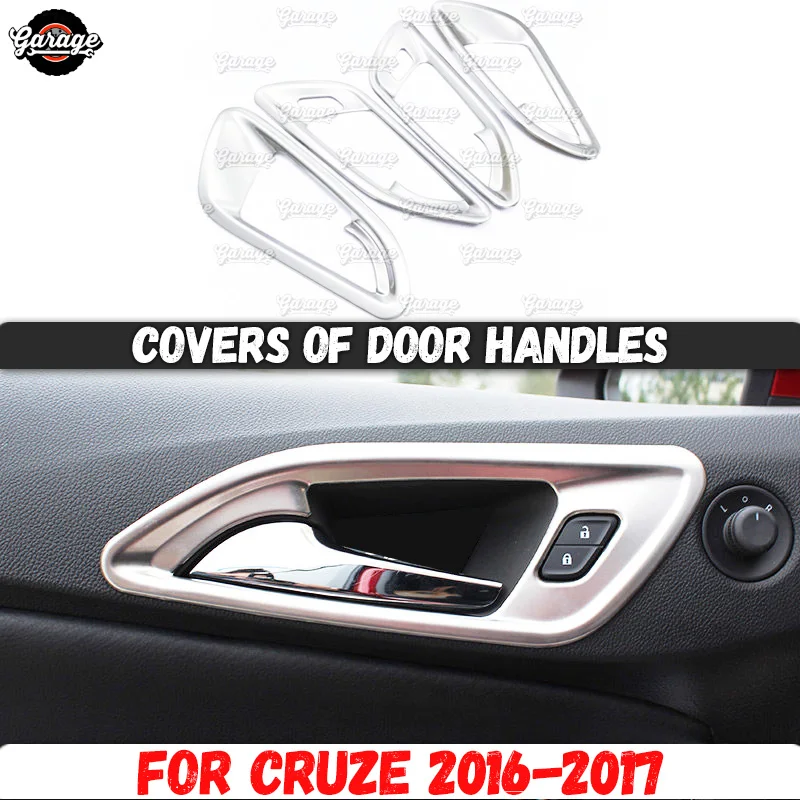 Накладки на дверные ручки для Chevrolet Cruze- нержавеющая сталь литье 1 комплект/4 шт. украшение автомобиля Стайлинг