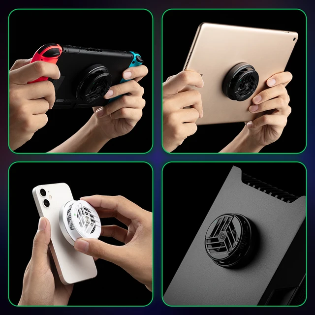 Black Shark Magnetic Cooler for Gaming Phone for iPhone 12 iPhone 13 Black Shark 4 Rog