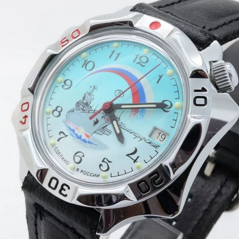 Watch Vostok Commander 531300 symbol Navy (Navy) Russian afbeelding