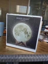 Night-Light Moon-Lamp Gift Photo-Customized 3d-Printing Rechargeable Personality 