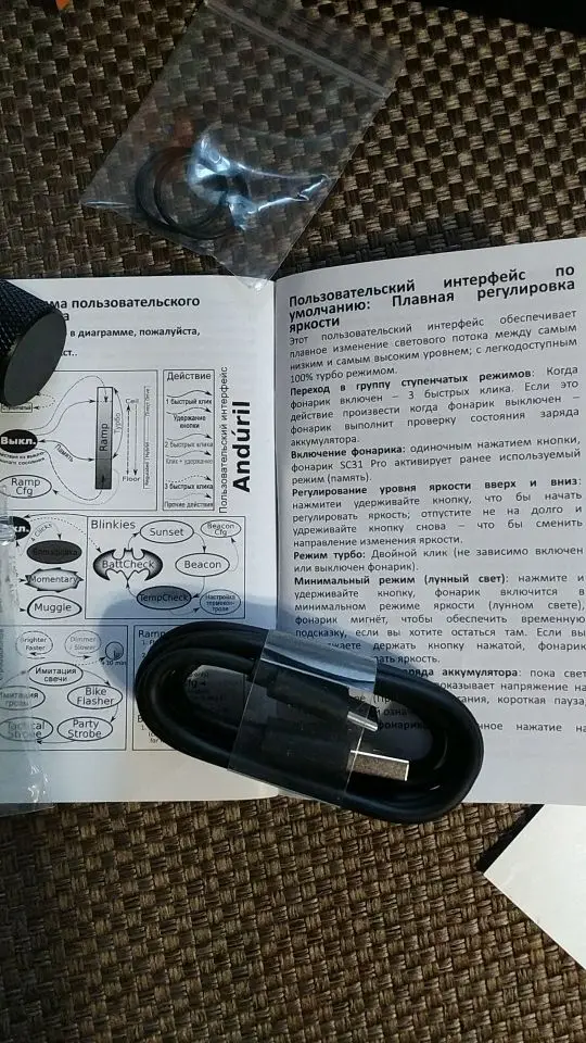Отзыв о товаре Sofirn SC31 Pro Anduril 2,0 мощный фонарик 18650 лм SST40 светодиодный фонарик фонарь USB C перезаряжаемый синий зеленый черный цвет от пользователя A***V