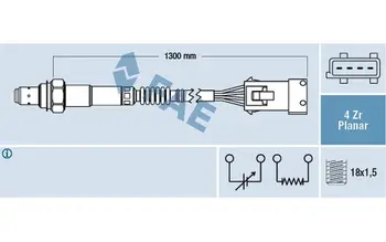 

FAE Lambda Sensor for PEUGEOT 206 307 406