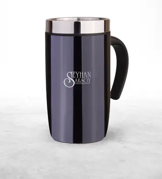 

Personalized Black Thermos Mug Cup (Model 3527)