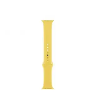 

38/40mm silicone Apple Watch strap. Yellow bracelet for smart watch.
