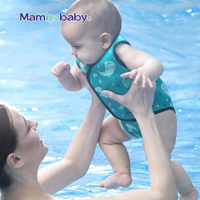 Mambobaby-traje de baño térmico de neopreno para bebé, traje de baño  cálido, protección solar para