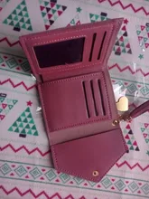 Las mujeres monedero lindo estudiante colgante borla, cuero tendencia pequeña cartera de moda de PU 2020 monedero de la tarjeta de las señoras bolso para las mujeres