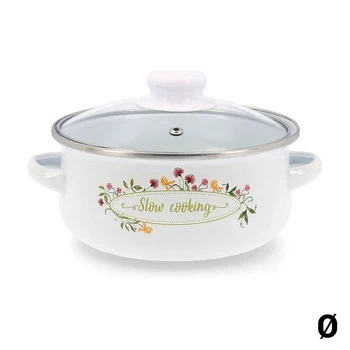 

Casserole with glass lid Quid Memory Enamelled Steel