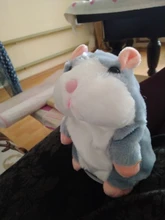 15cm lindo caminar hablar hámster muñeco de peluche Animal Sonido divertido registro repetir cambiando la voz de mascotas