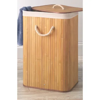 

Bamboo Foldable Laundry Basket Clothes Basket Laundry High Quality Free and Fast Shipping from Turkey
