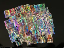 Versión francesa Pokemon Card inglés brillante TAKARA TOMY 200GX 100TAG equipo VMAX cartas juego batalla Carte Trading niños juguete