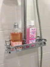 Shower Shelf Rack Lifting-Storage-Tray Bathroom-Accessories Plastic-Holder Rectangle