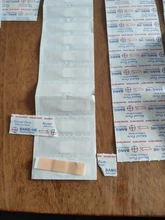 100 unids/pack impermeable adhesiva herida parche médico Anti-bacterias tirita vendas adhesivo de primeros auxilios Kit de suministros