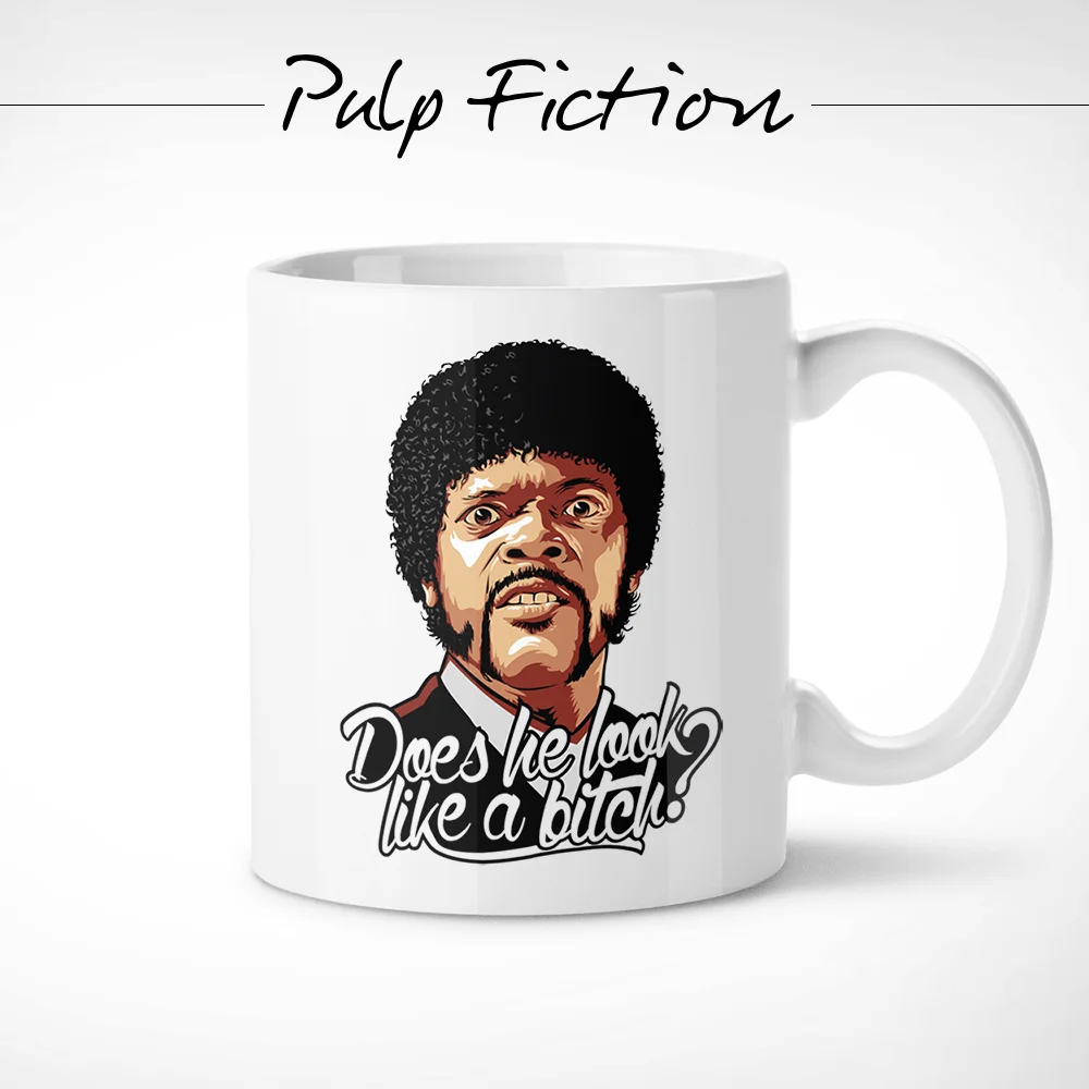 Pulp Fiction Coffee Quote Pulp Fiction Jules Mug // Coffee Cup Jules Winnfield Quotes Scene Quentin  Tarantino Cult Movie Prop Film Print Cinema Gift Jack Rabbit Slims Mia  Wallace Vincet Vega Big Kahuna For All For