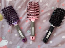 Cepillo para el pelo con cerdas de jabalí para mujeres y hombres