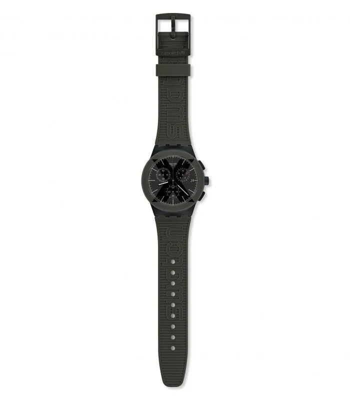Часы swatch X-VIBE CHRONO X-DISTRICT зеленый 42 мм SUSB414