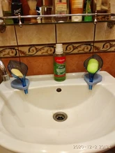 Case Drain-Box Soap-Holder Bathroom-Supplies Suction-Cup Sponge Sink Drying-Rack Cleaning-Brush