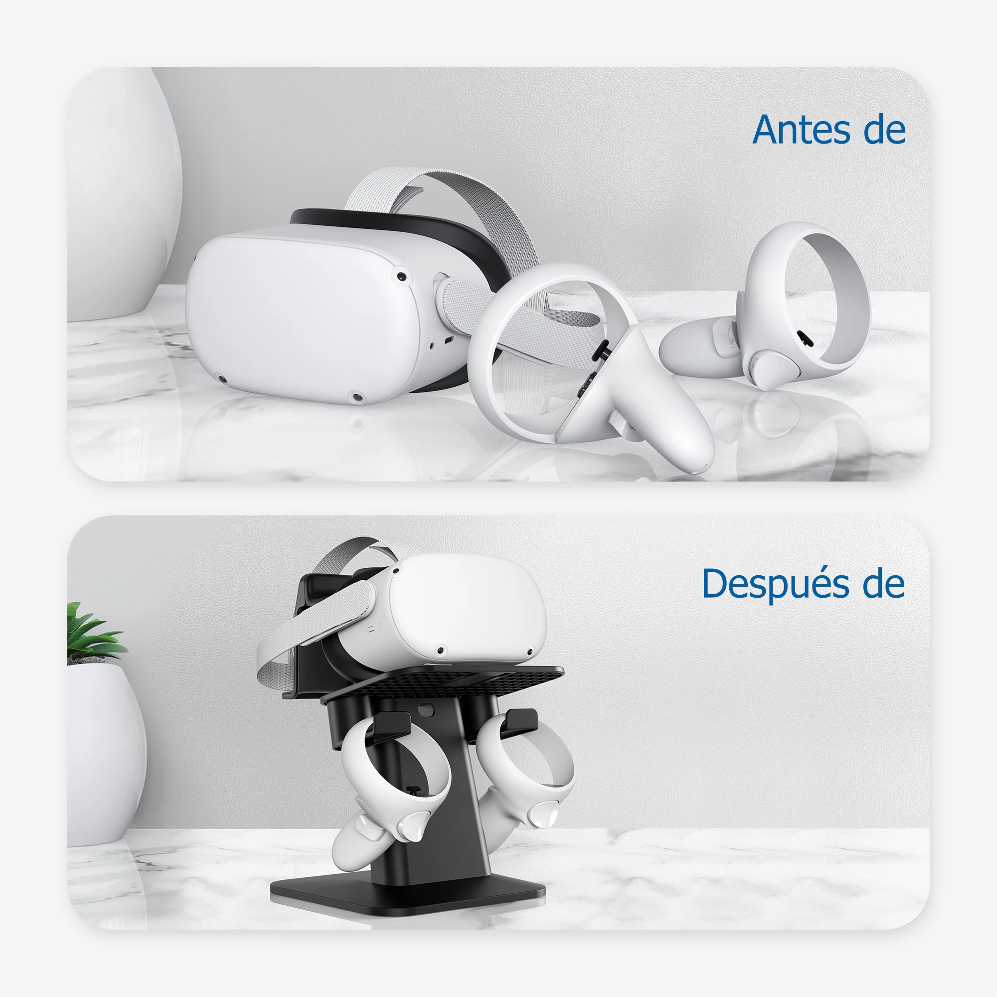 Negro, 1 Par KIWI design Auriculares Oculus Quest Auriculares Estéreo Internos Personalizados para Auriculares Oculus Quest VR 