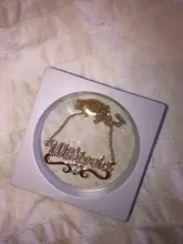 Collar y colgante con nombre personalizado de corazón para mujer, Gargantilla con inicial, joyería parpadeante, regalo de Navidad