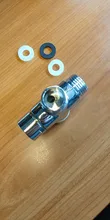 Diverter-Valve Shower-Tee-Adapter Bathroom-Accessories Water-Separator 3-Way Brass Adjustable