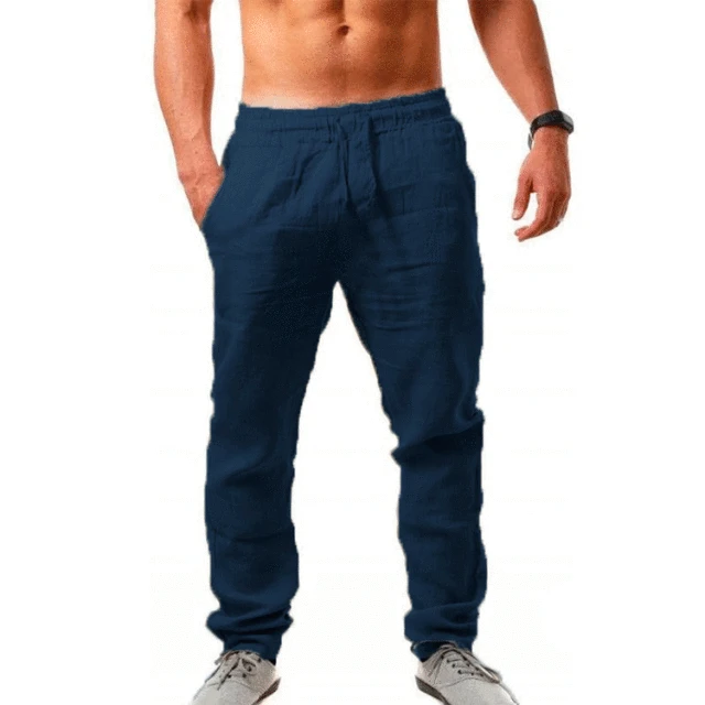 Spring Summer Casual pockets Trousers Shorts Buttons short men Bodybuilding Men's shorts Cotton Linen running shorts Bermudas Picture color
