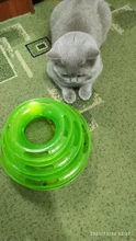 3 Levels Pet Cat Toy Funny Tower Tracks Disc Cat Tracks Toys Training Intelligence Amusement
