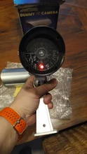 Cámara falsa simulada cámara de vigilancia CCTV DE SEGURIDAD impermeable con luz Led cámara de simulación Interior Exterior