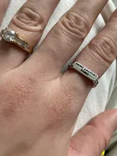 Anillos abiertos con letras de Metal para hombres y mujeres, joyería de fiesta, Punk, Vintage, Inglés