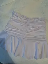 Minifalda de los 90 para mujer, ropa de playa a la moda Y2K, accesorio blanco Harajuku, faldas plisadas de cintura alta