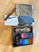 Beard Trimmer Hair-Clipper Rechargeablehair-Cutter-Kit Barber-Shop HATTEKER Professionalcordless