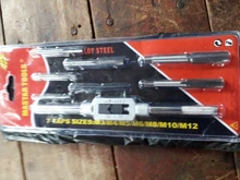 Drill-Set Hand-Tapping-Tools Screw-Thread Metric M3-M12-Tap Twist 6/8/9pcs