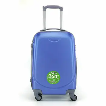 

SMALL SUITCASE HAND LUGGAGE CABIN RIGID 4 WHEELS 360 ° BLUE
