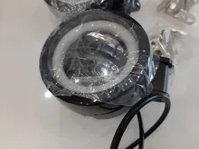 Luz LED redonda resistente al agua, barra de Ojos de Ángel, foco para motocicleta, todoterreno, coche, barco, luz de trabajo, 2 uds./1 Uds.