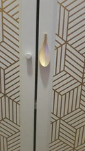 Cabinet-Knob Furniture-Handles Door-Pulls Leaf-Shaped Brass Gold Nordic-Style 32mm YUTOKO