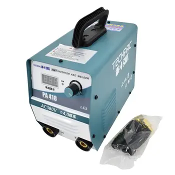 Price QHTITEC PA418 380V MMA Welder 280A ARC Welder Machine IGBT Digital Display LCD Hot Start Welder With Electrode Holder Work Clamp
