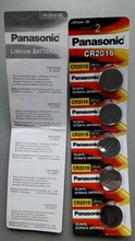 Panasonic-batería de litio de alta calidad, 10 unids/lote, 3V, botón de ion de litio cr2016, baterías de monedas de reloj cr 2016 DL2016 ECR2016 GPCR