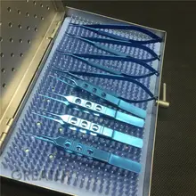 8 шт титановое микрохирургическое офтальмологическое оборудование хирургический инструмент