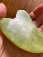 Jade Guasha tablero de masaje de piedra Natural Gua Sha raspador de herramienta de belleza cuidado de la salud Meridian raspado de perder peso SPA masajeador