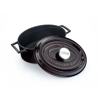 

LAVA Oval Cast Iron Dutch Oven 21x27 cm