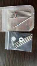 Juego de brocas de diamante para uñas, cortadores de manicura, piedra de cerámica de silicona, fresa eléctrica para máquina de manicura y pedicura, 6/7