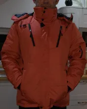 Chaqueta cálida de invierno para hombre, Parkas de nieve informales, Abrigo con capucha de plumón de pato blanco, chaqueta cortavientos gruesa, 2021